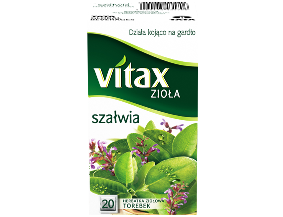 Herbata ziołowa Vitax szałwia 20 torebek x 1,2 g