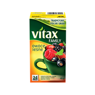 Herbata owocowa Vitax Family owoce leśne 24 torebki x 2 g