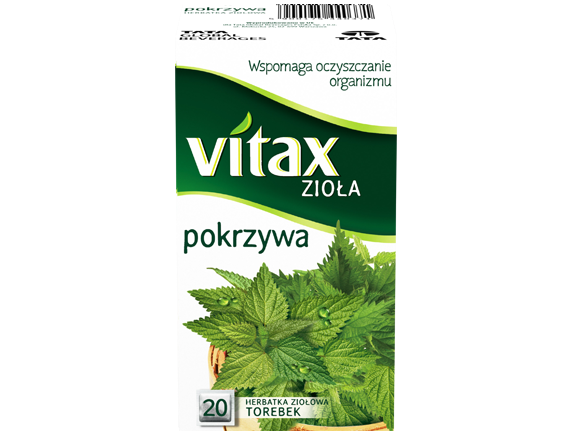 Herbata ziołowa Vitax pokrzywa 20 torebek x 1,5 g