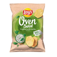 Chipsy Lay's  Oven Baked Jogurt z ziołami 110g