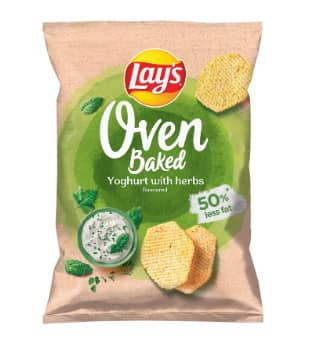 Chipsy Lay's  Oven Baked Jogurt z ziołami 110g