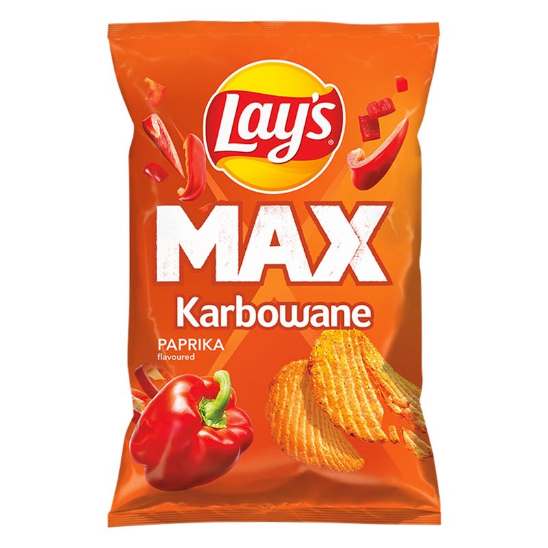 Chipsy LAYS Karbowane Papryka 120g