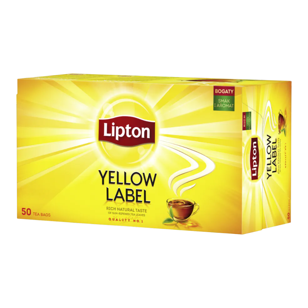 Herbata czarna Yellow Label Lipton 50 torebek