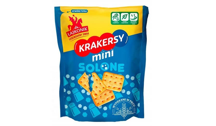 KRAKERSY LAJKONIK MINI solone100G