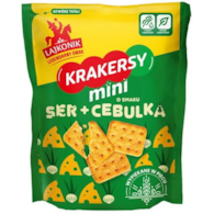 KRAKERSY LAJKONIK MINI SER I CEBULKA 100G LBSNACKS