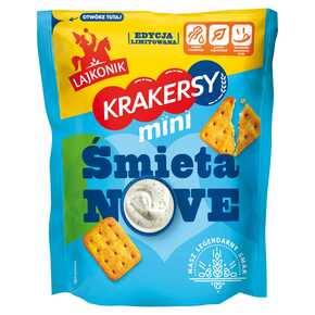 KRAKERSY LAJKONIK MINI smak śmietanowy 100G