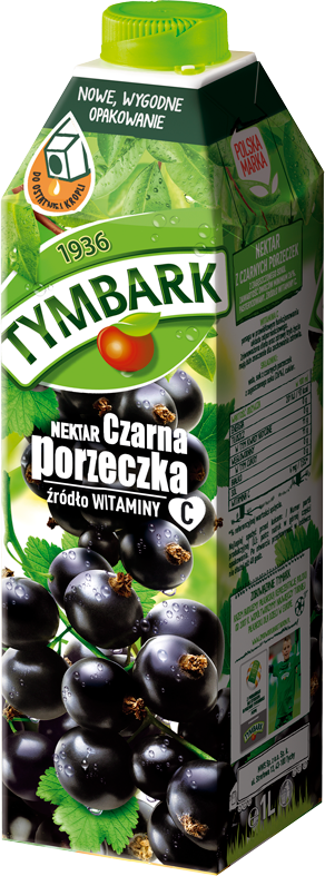 Nektar czarna porzeczka Tymbark 1 l