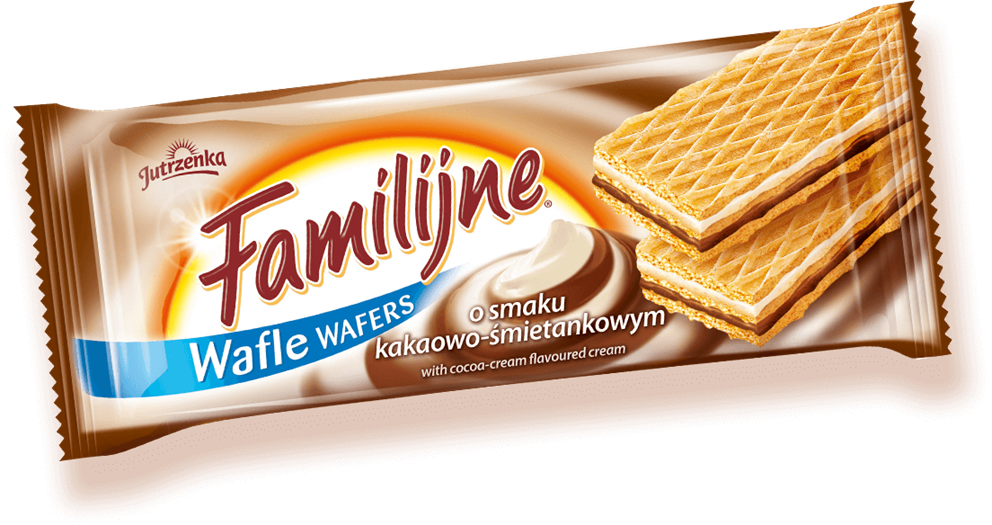 Wafle Familijne kakaowo-śmietankowe  180g