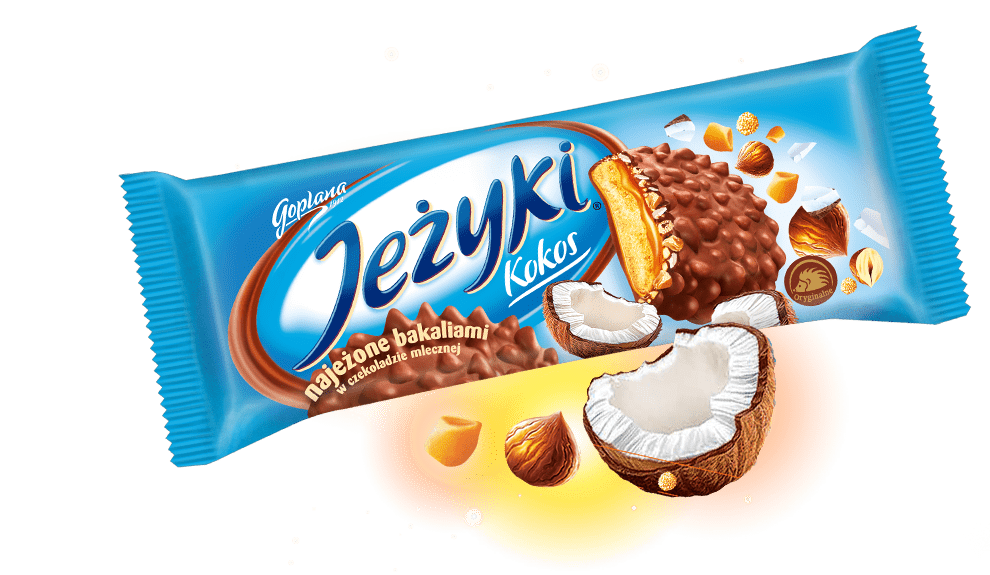 Ciastka Jeżyki, GOPLANA, 140 g, kokosowe