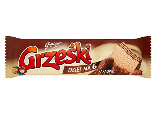 Wafle Grześki 26g kakaowe