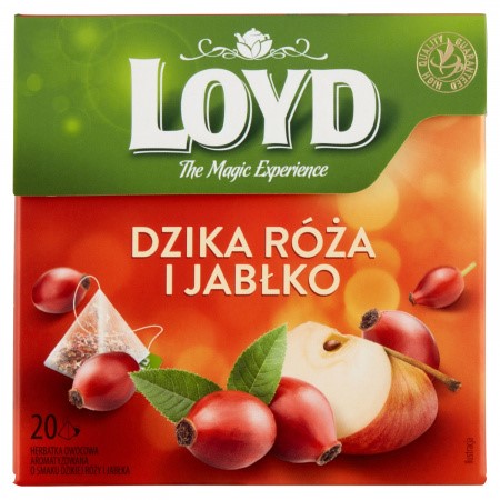 Herbata exp Loyd Tea dzika róża i jabłko op 20 piramidki