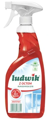 Płyn do szyb  Ludwik z octem 600ml  Grapefruit