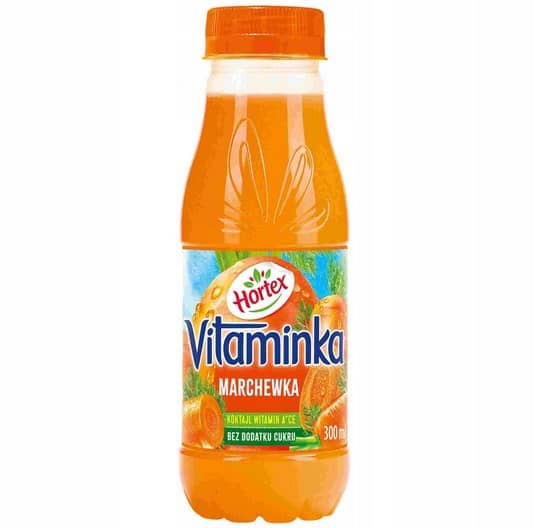 SOK HORTEX VITAMINKA MARCHEW 300 ml PET 6szt