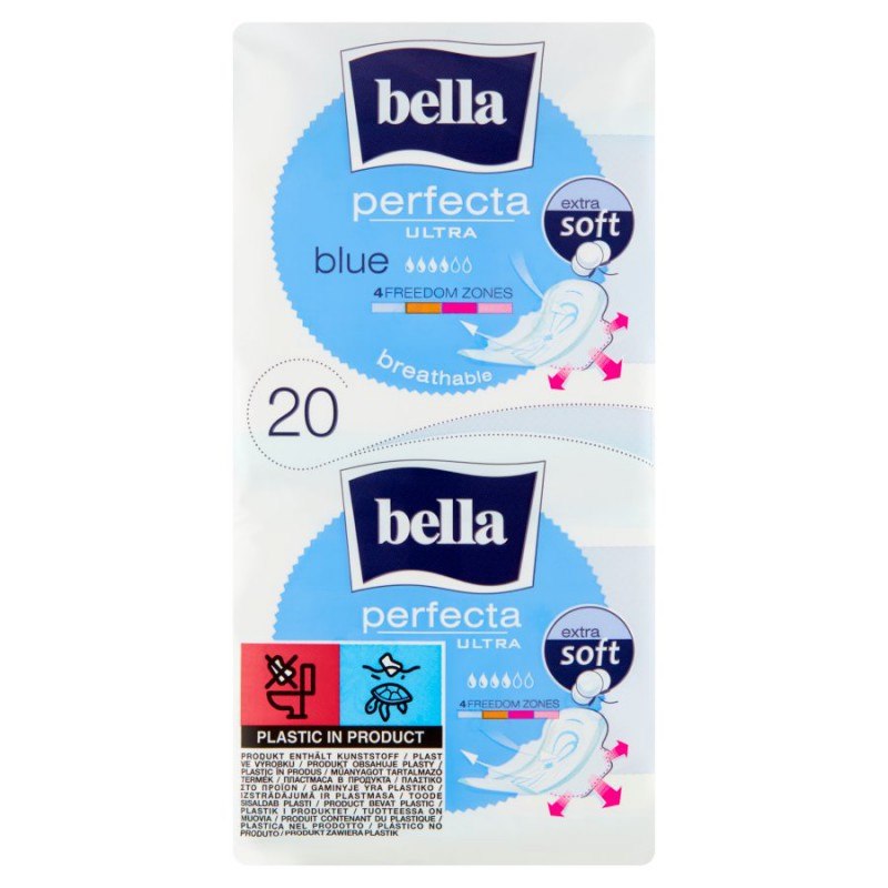 PODPASKI BELLA PERFECTA ULTRA BLUE 20SZT TZMO