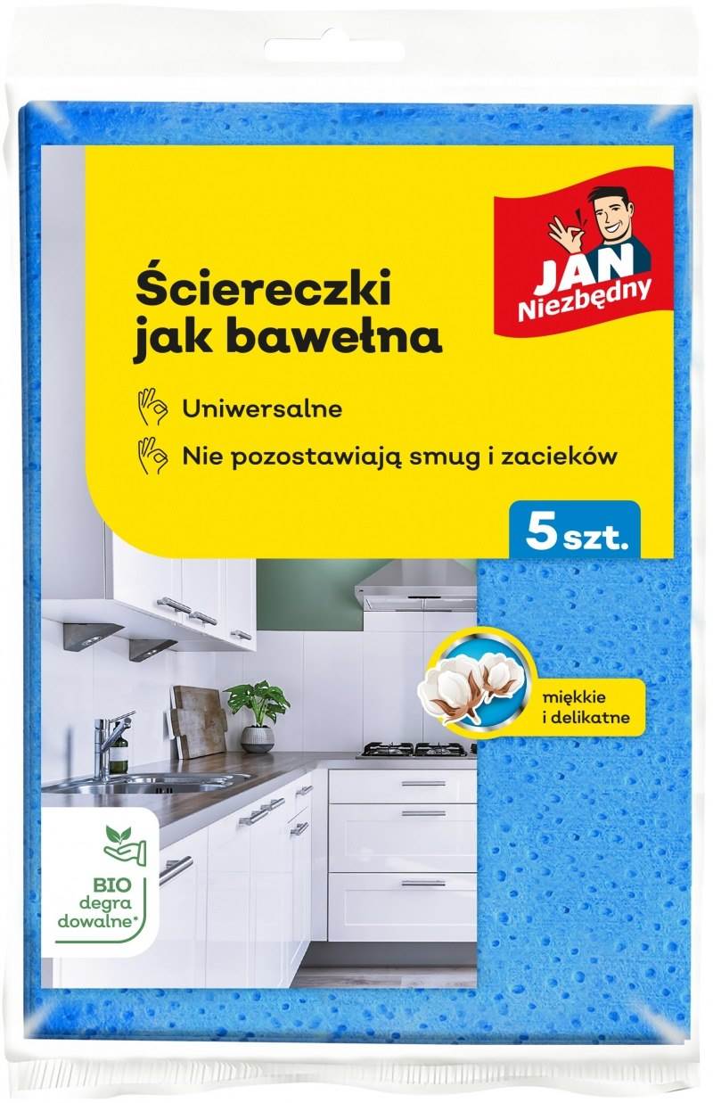 Jan Niezbędny Ściereczki jak bawełna 5 szt