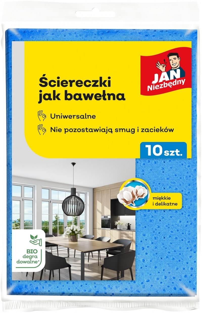 Jan Niezbędny Ściereczki jak bawełna 10 szt