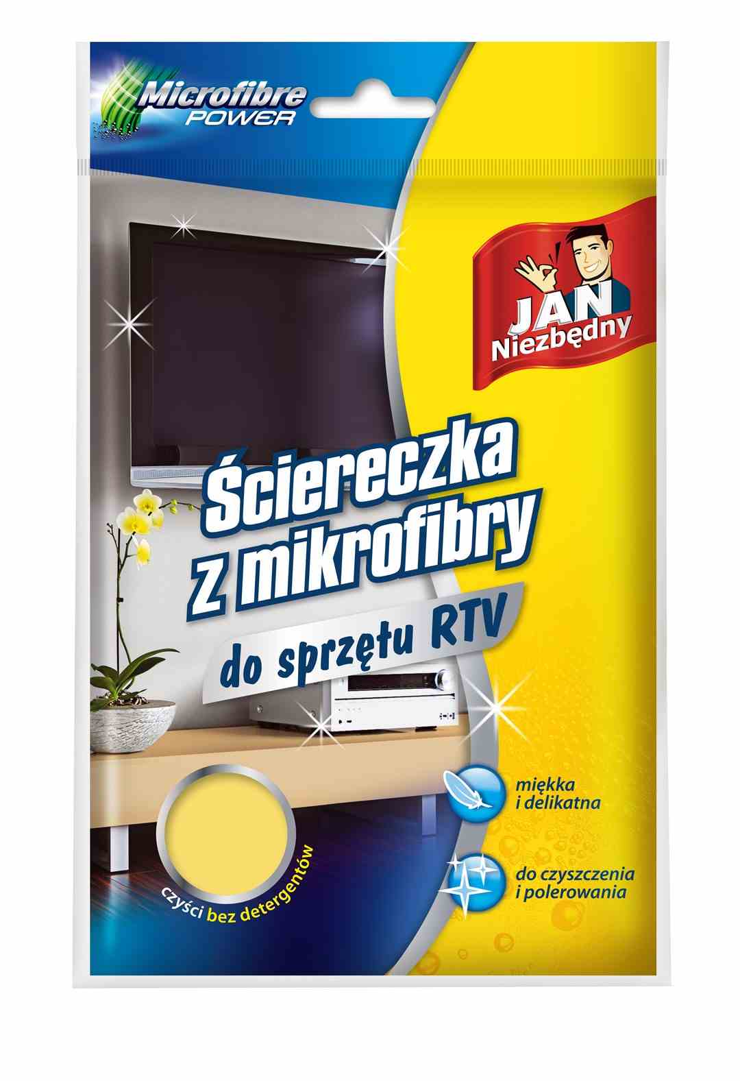 Jan Niezbędny Ściereczka z mikrofibry do sprz.RTV