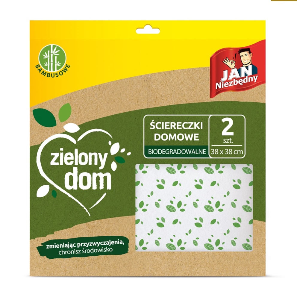 Jan Niezbędny Zielony dom Ściereczki domowe 2szt