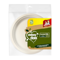 Jan Niezbędny ZD Talerze z trzciny cukrowej 25szt