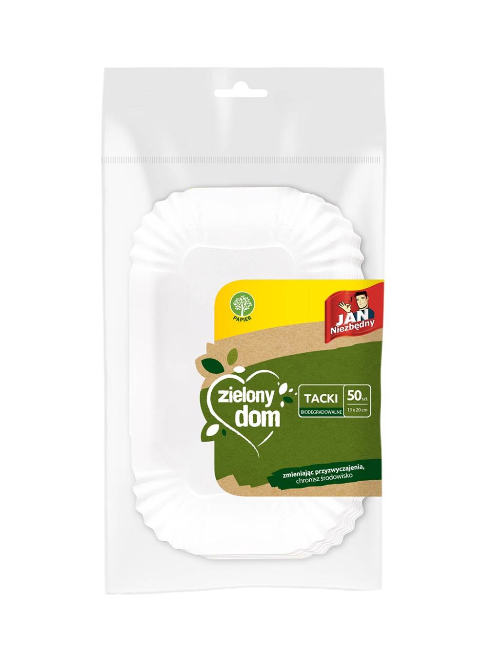 Jan Niezbędny ZD Tacki papierowe 50szt