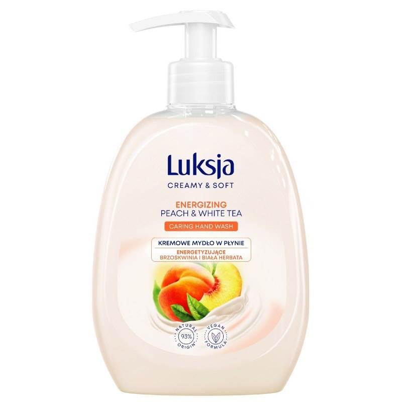 Mydło w Płynie Luksja Creamy & Soft Kremowe Brzoskwinia i Biała Herbata 500ML