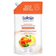 Kremowe mydło w płynie LUKSJA, brzoskwinia, zapas 900 ml
