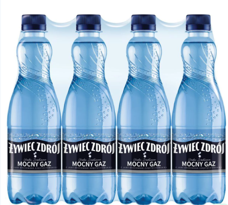 Woda ŻYWIEC ZDRÓJ Żywioł, gazowana, 0,5l 12szt
