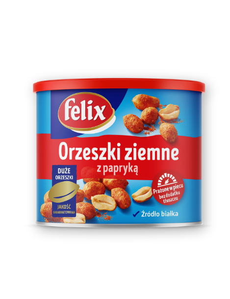 Orzechy ziemne z papryką Felix 140 g