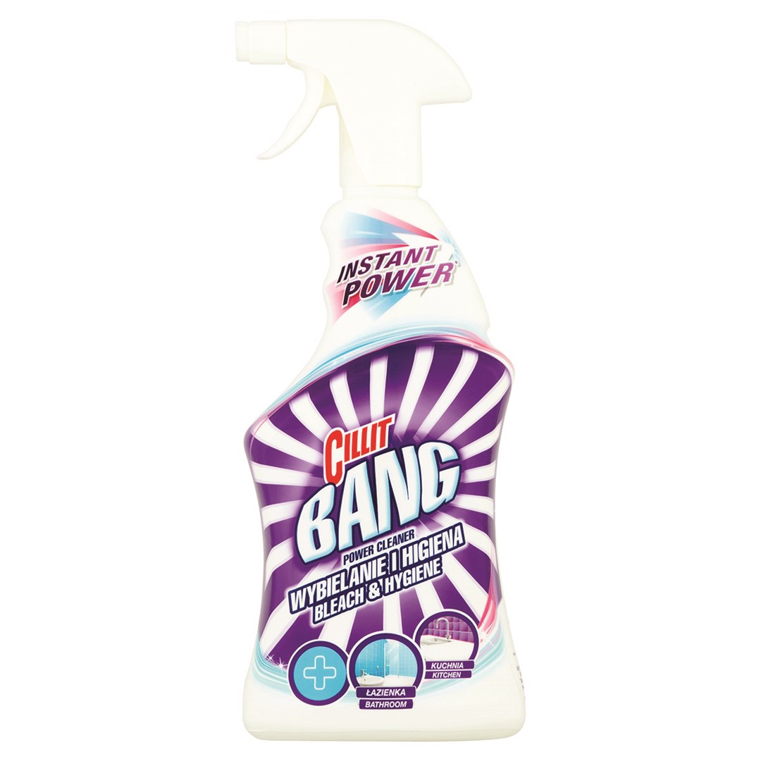 Spray uniwersalny CILLIT BANG, wybielanie i higiena, 750 ml