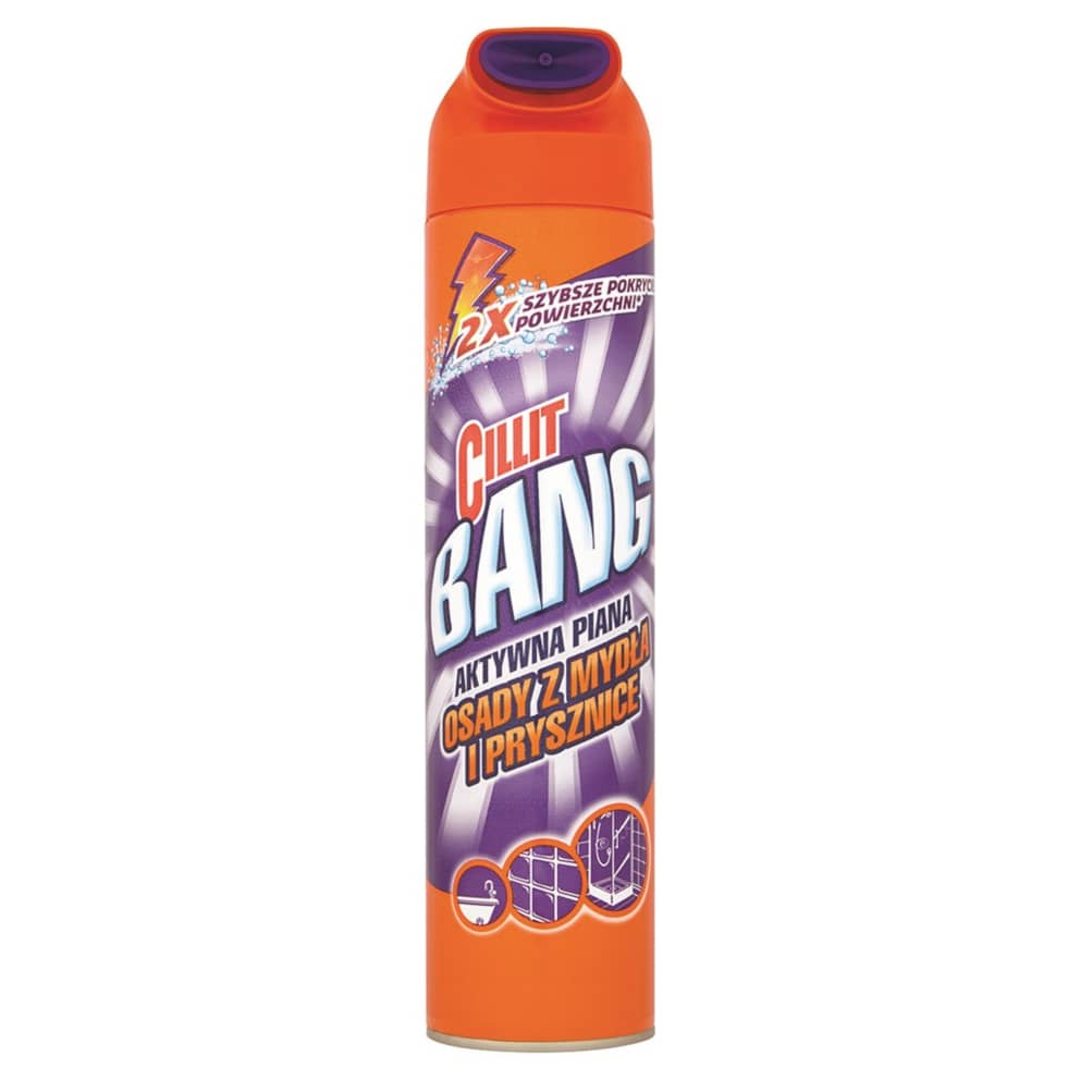 Aktywna piana CILLIT BANG, osady z mydła, 600 ml