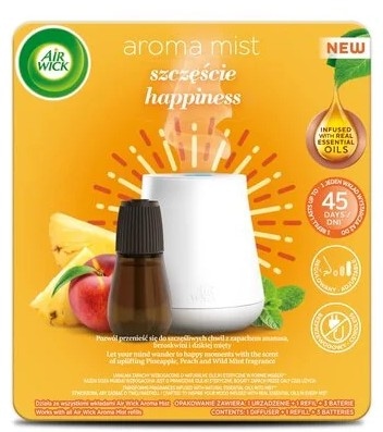 Air Wick Aromatyczna Mgiełka Mist Dyfuzor zapachu Szczęście Komplet 20 ml