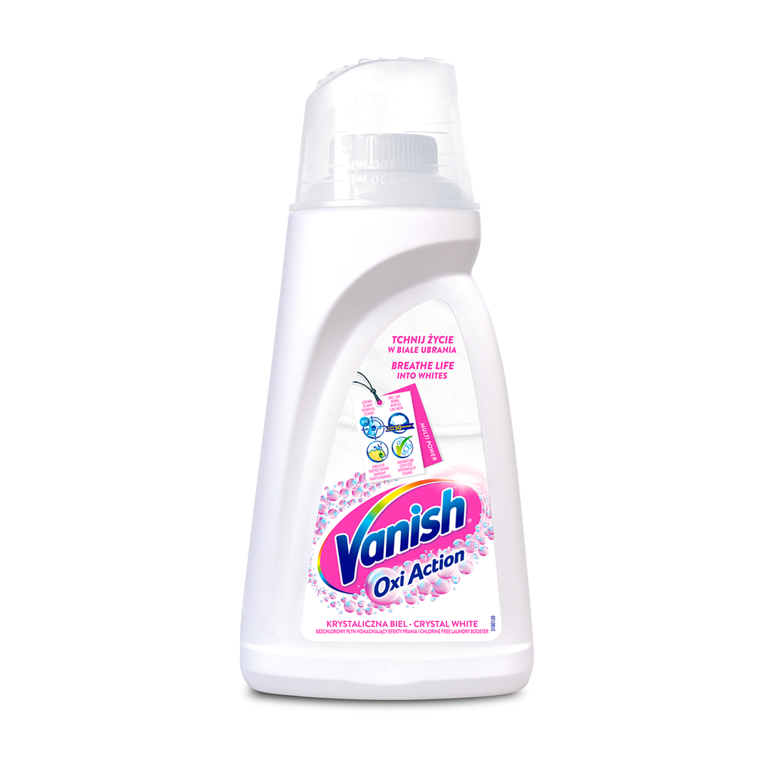 Płyn Vanish Oxi Action White odplamiacz do białych tkanin 1 l