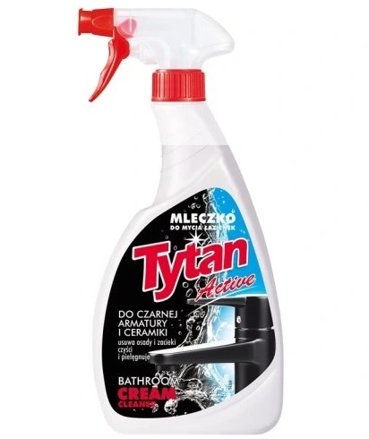 Mleczko do łazienki Tytan do czarnej armatury 500g