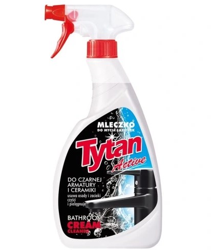 Mleczko do łazienki Tytan do czarnej armatury 500g