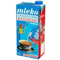 MLEKO GOSTYŃ ZAGĘSZCZONE NIESŁODZ 7,5 % 1 kg KRT