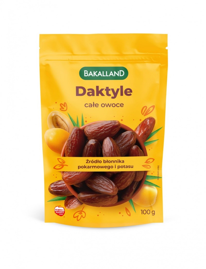 DAKTYLE CAŁE OWOCE BAKALLAND 100G