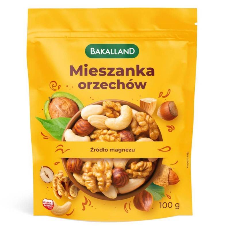 MIESZANKA ORZECHÓW BAKALLAND 100GR