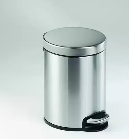 Kosz z pedałem metalowy 20L Stainless