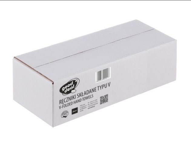 Ręcznik ZZ typ V biały Lamix Good DEAL 1w cel 0048