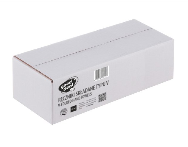 Ręcznik ZZ typ V biały Lamix Good DEAL 1w cel 0048