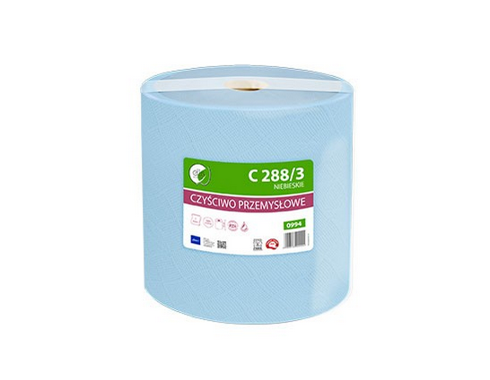 Czyściwo przemysłowe 3 warstwy 288 m makulatura niebieskie Lamix C Ellis Ecoline 288/3