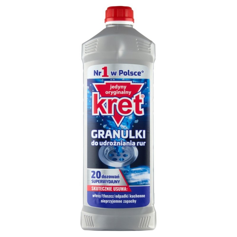 UDRAZNIACZ DO RUR KRET GRANULKI 800G