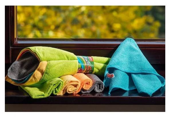 Ściereczki z mikrofibry Paclan do dużych powierzchni 5szt.