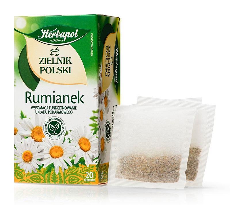 Herbata ziołowa Herbapol Zielnik Polski rumianek 20 saszetek x 1,5 g