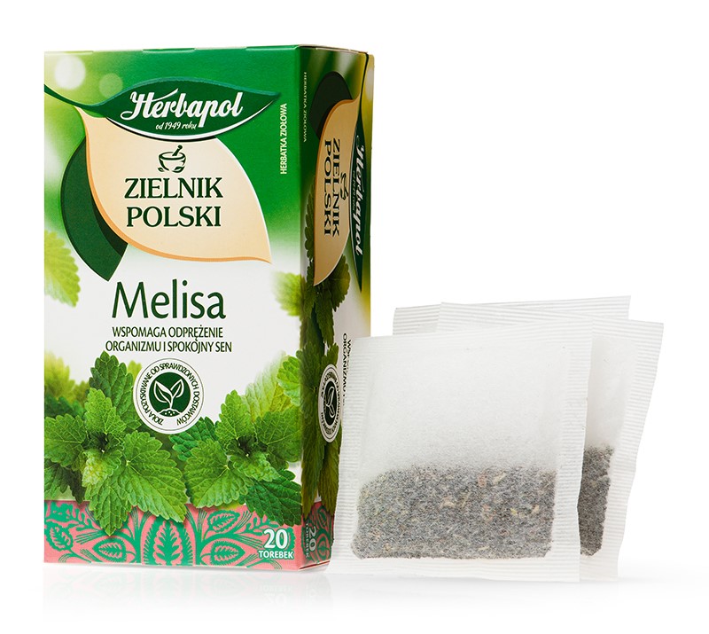 Herbata ziołowa Herbapol Zielnik Polski melisa 20 saszetek x 2 g