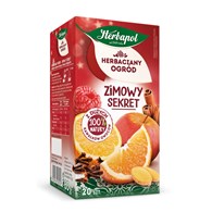 Herbata owocowo-ziołowa o smaku cytrusowym  Herbapol Zimowy Sekret  20 saszetek x 2,5 g