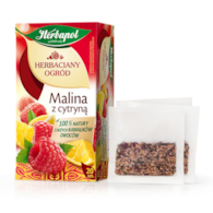 Herbata owocowo-ziołowa Herbapol Herbaciany Ogród malina z cytryną 20 saszetek x 2,7 g