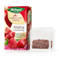 Herbata owocowo-ziołowa Herbapol Herbaciany Ogród malina z żurawiną 20 saszetek x 2,7 g