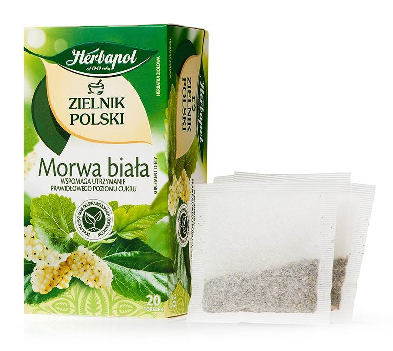 Herbata ziołowa Herbapol Zielnik Polski morwa biała 20 saszetek x 2 g