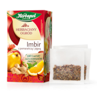 Herbata owocowo-ziołowa Herbapol Herbaciany Ogród imbir z pomarańczą i pigwą 20 saszetek x 2,5 g